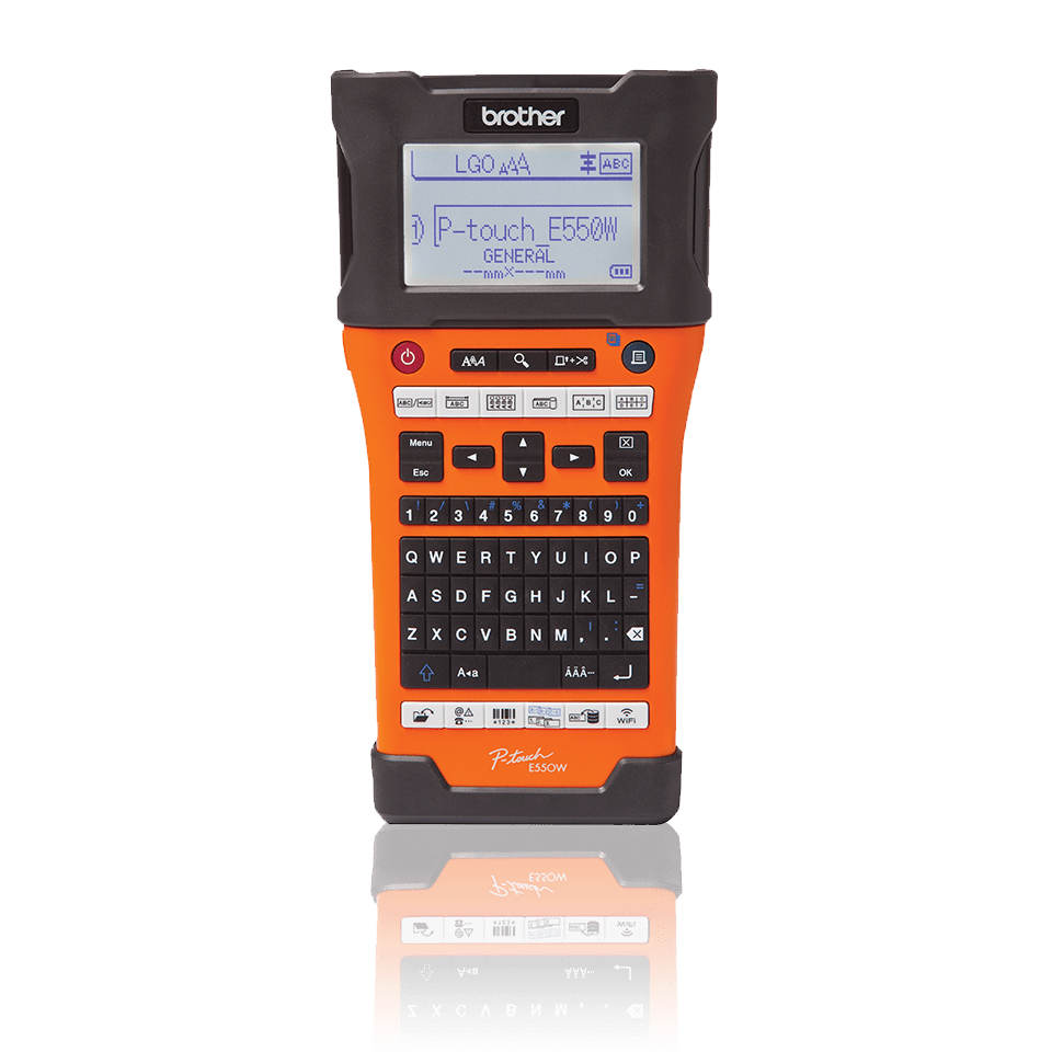 PT-E550WVP - Handheld Industrial Label Printer
